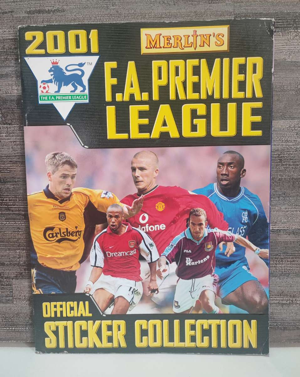 Merlin`s by Topps 2001 F.A. Premier League Sticker Album & Collectible Stickers