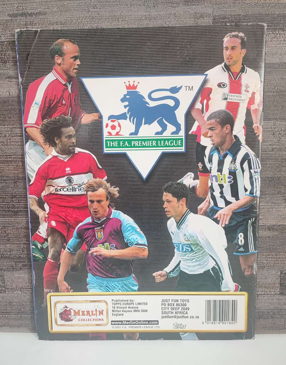 Merlin`s by Topps 2001 F.A. Premier League Sticker Album & Collectible Stickers