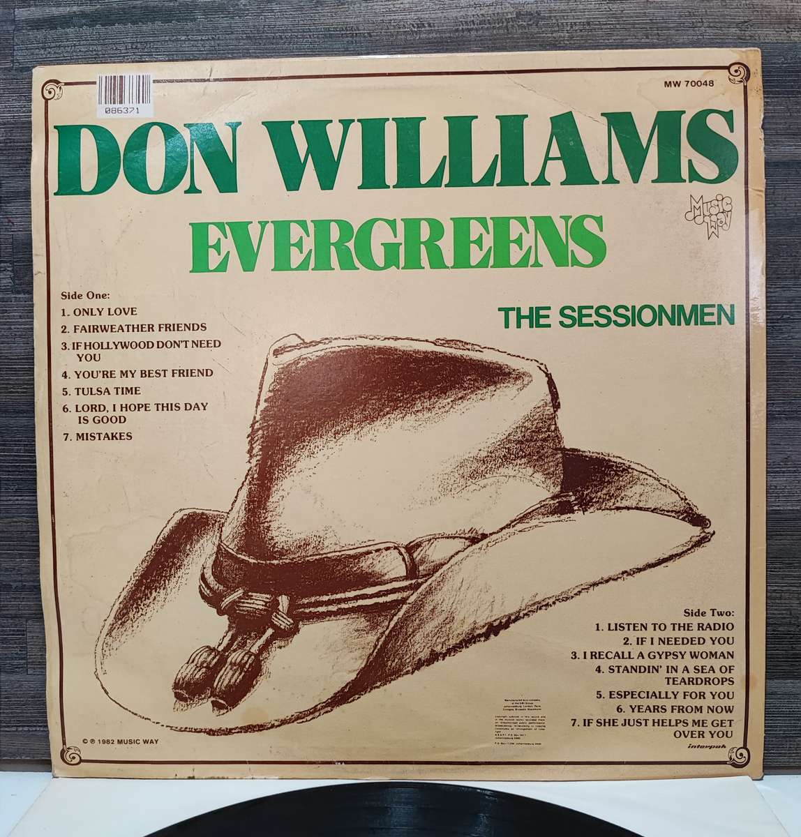 Vintage LP Record - Don Williams
