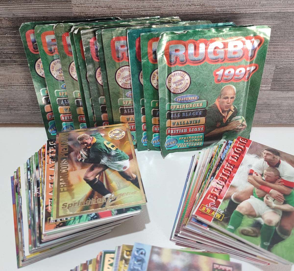 1997 Panini Rugby Collectible Cards(350 Mixed loose cards)