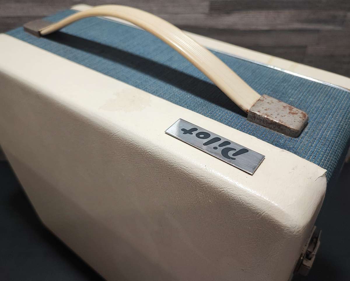 Vintage Pilot reel to reel player with extra reels