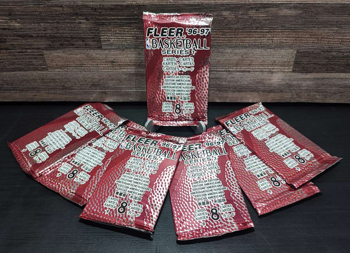 Vintage 96/97 Fleer NBA Basketball Trading Cards(Factory sealed)