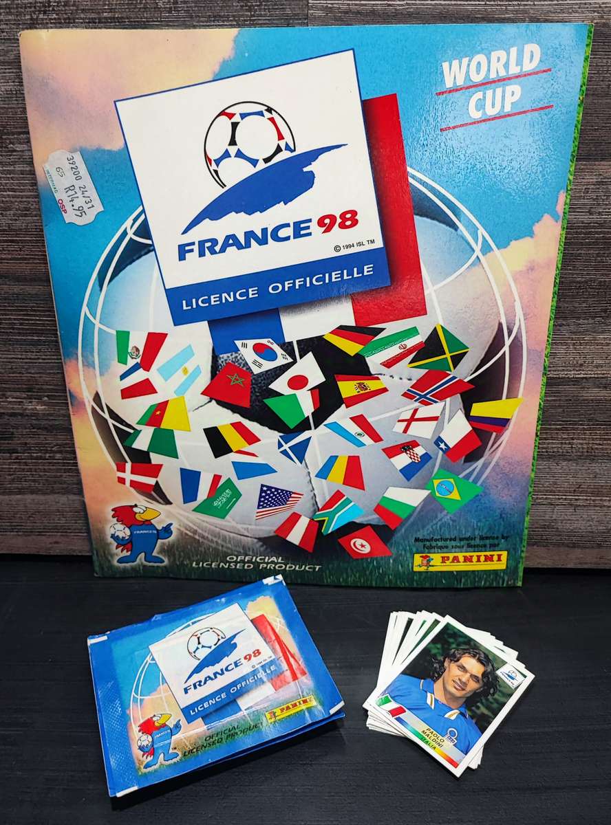 1998 Panini France World Cup Soccer Sticker Album and Collectible Stickers