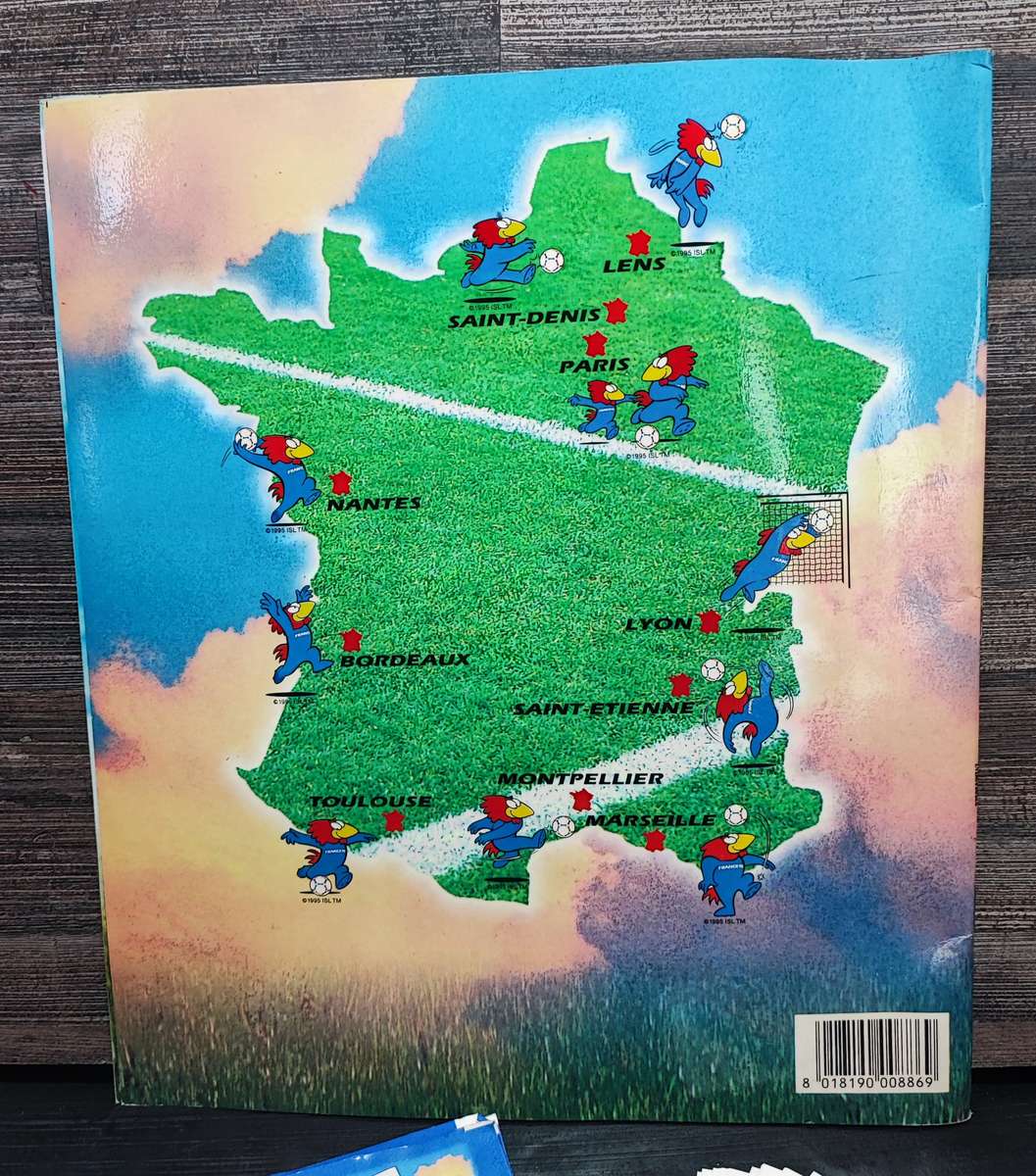 1998 Panini France World Cup Soccer Sticker Album and Collectible Stickers