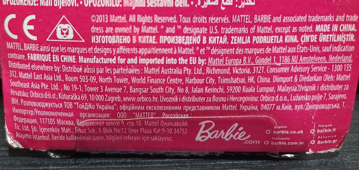 2013 Mattel Barbie Island Princess