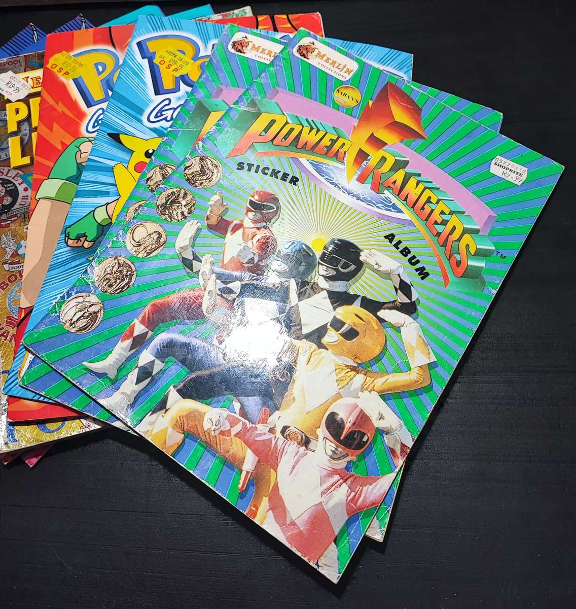 Vintage Topps/Panini Mixed Sticker Albums