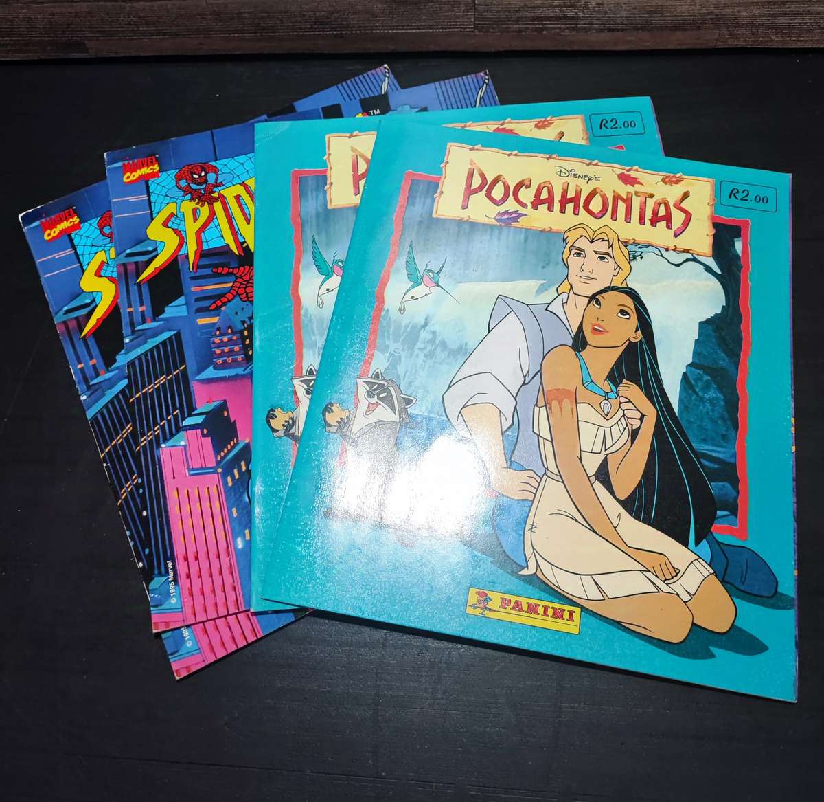 Vintage Topps/Panini Mixed Sticker Albums