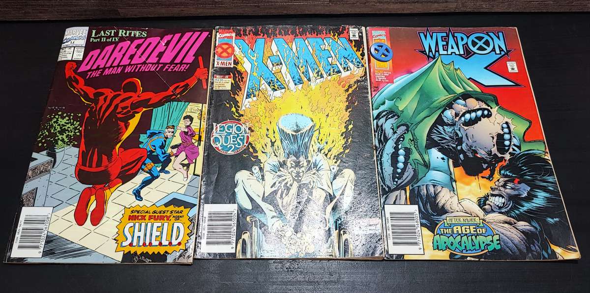 Vintage 1995/1996 Marvel Comic Book Collection