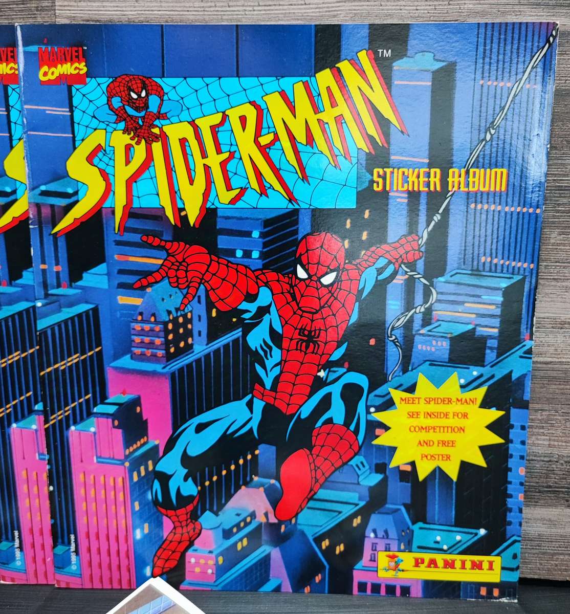 1995 Panini Marvel`s Spiderman Sticker Albums and Collectible Stickers(Huge Lot)Last Available