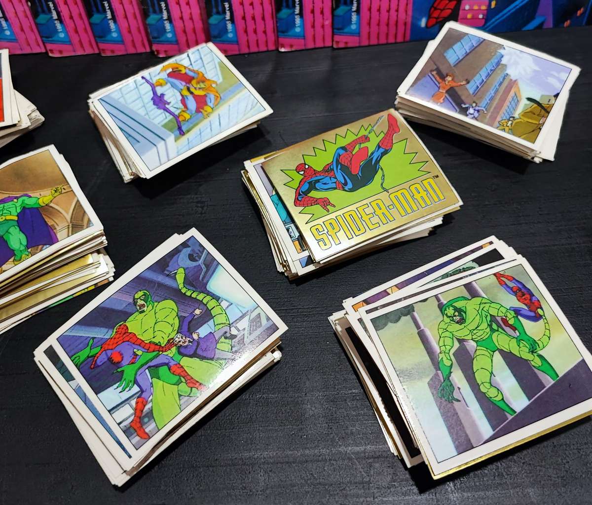 1995 Panini Marvel`s Spiderman Sticker Albums and Collectible Stickers(Huge Lot)Last Available