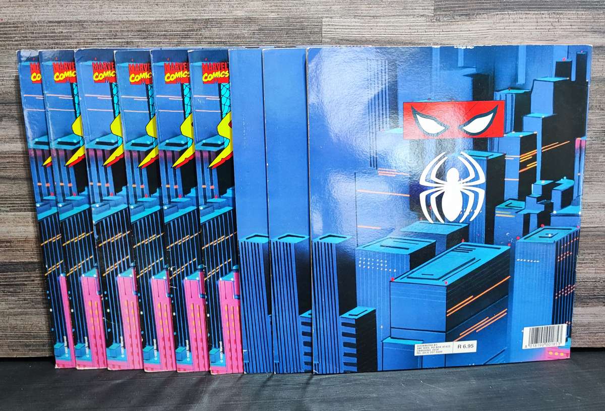 1995 Panini Marvel`s Spiderman Sticker Albums and Collectible Stickers(Huge Lot)Last Available