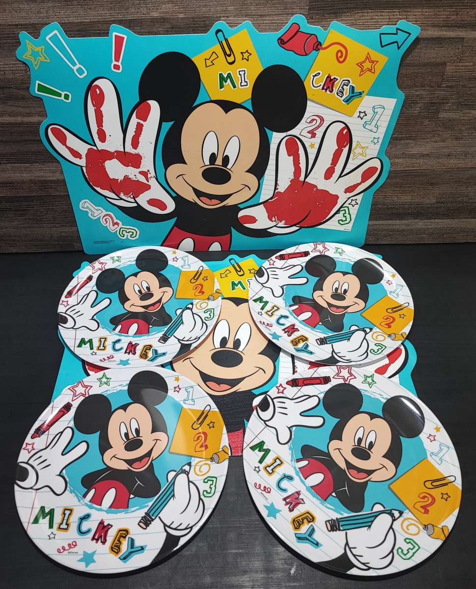Mickey Mouse Plate Combo