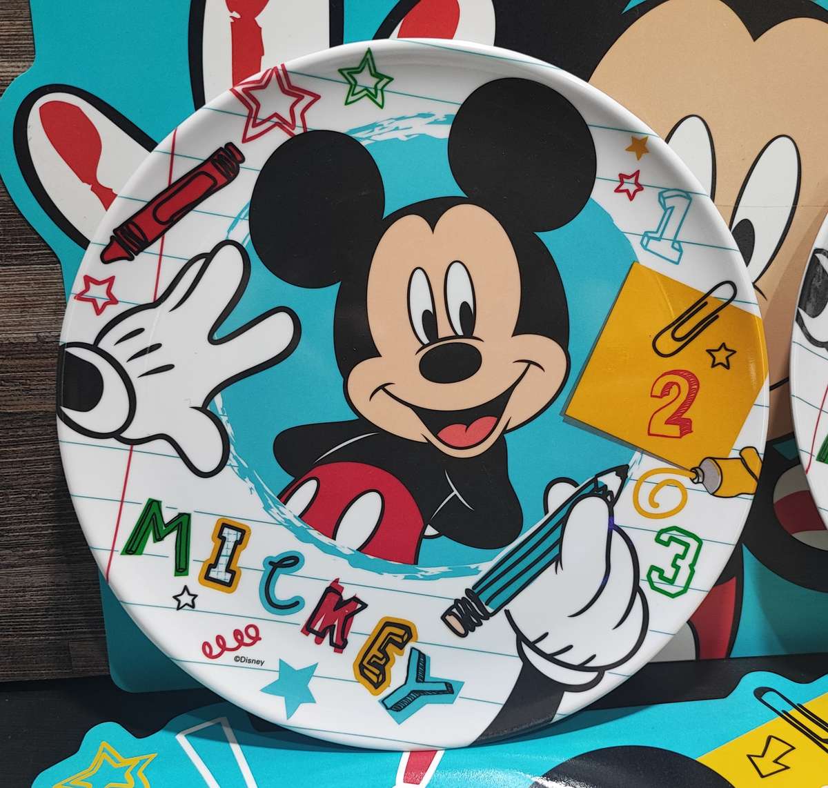 Mickey Mouse Plate Combo