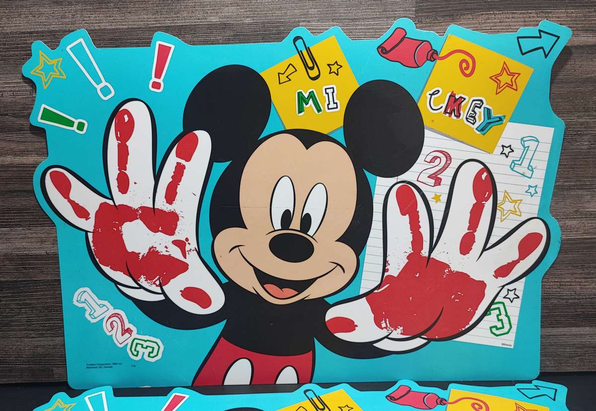 Mickey Mouse Plate Combo