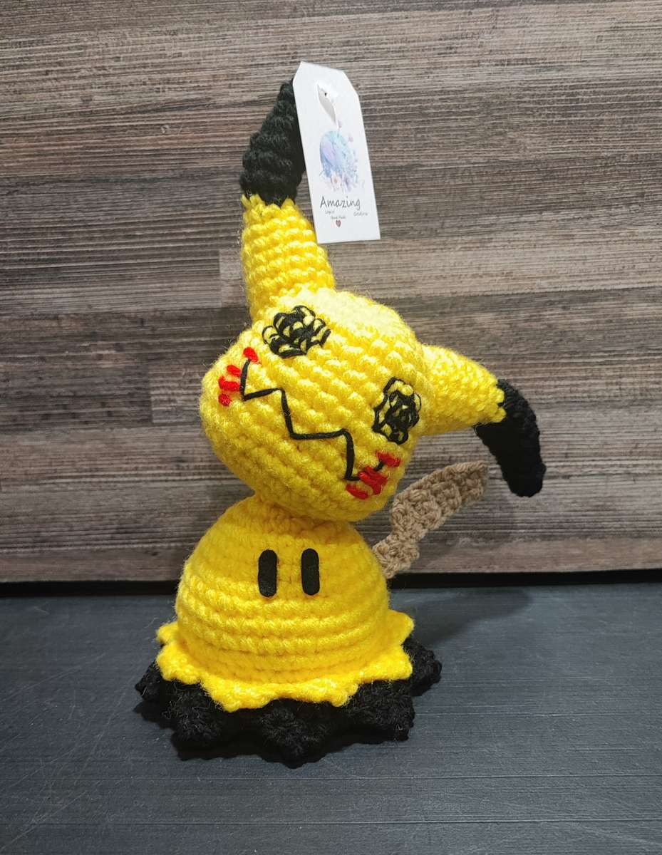Beautiful Pokémon Mimikyu Hand Crochet Plushy