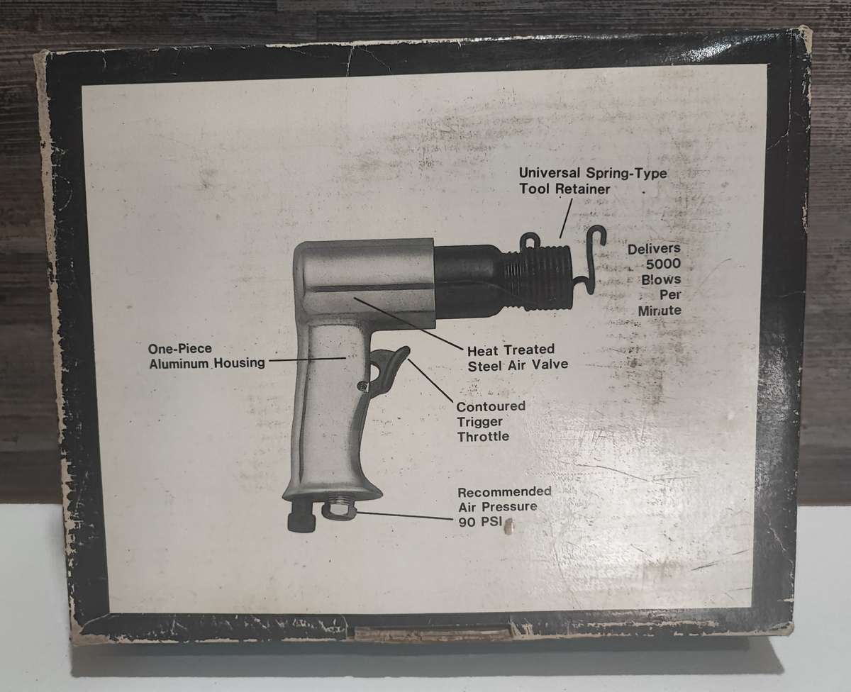 Seven piece air hammer set