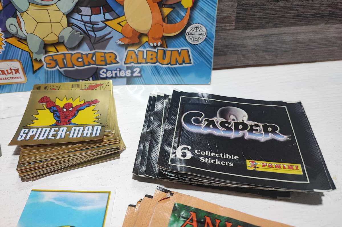 Panini/Topps Mixed Sticker packets combo(One bid for all)