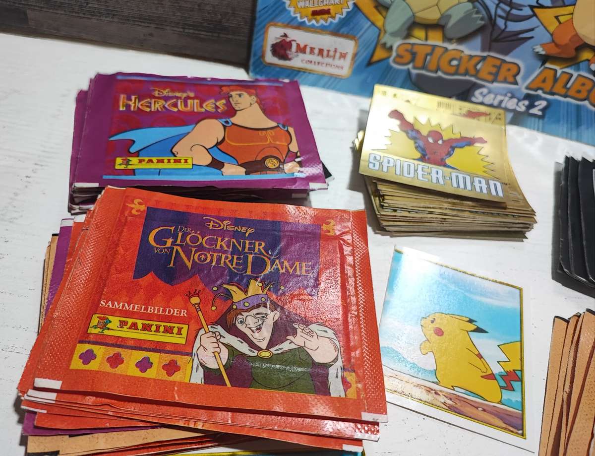 Panini/Topps Mixed Sticker packets combo(One bid for all)