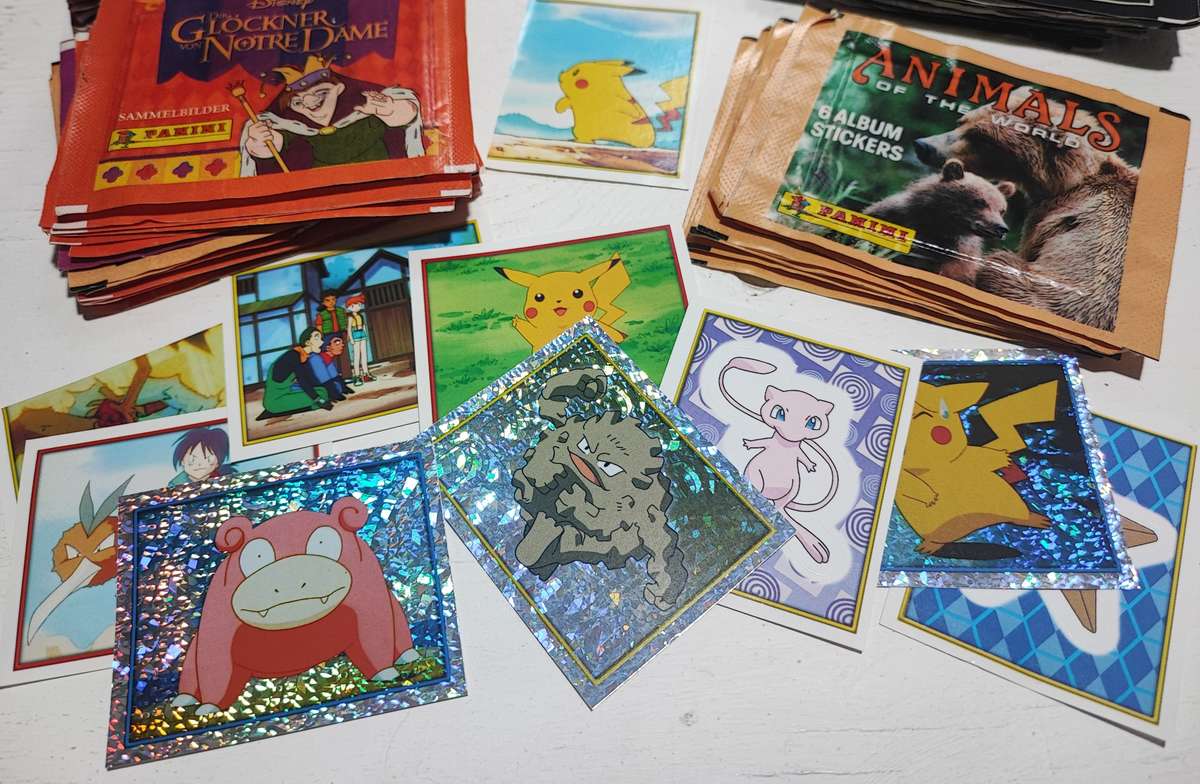 Panini/Topps Mixed Sticker packets combo(One bid for all)