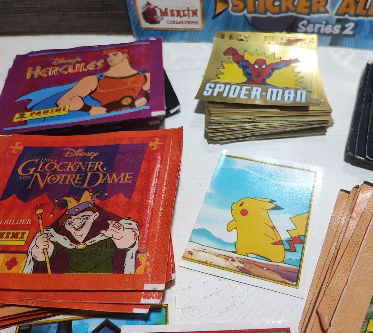 Panini/Topps Mixed Sticker packets combo(One bid for all)