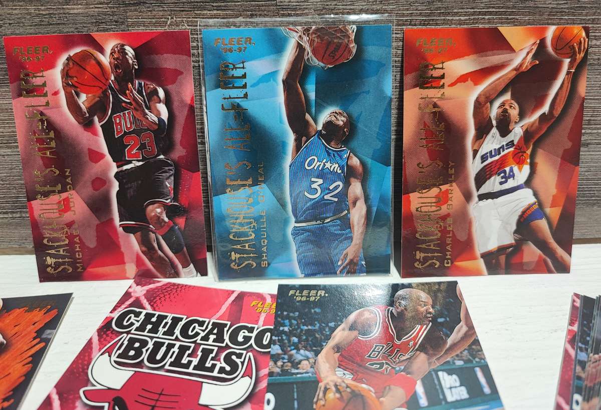 Vintage 96/97 Fleer NBA Basketball Trading Cards
