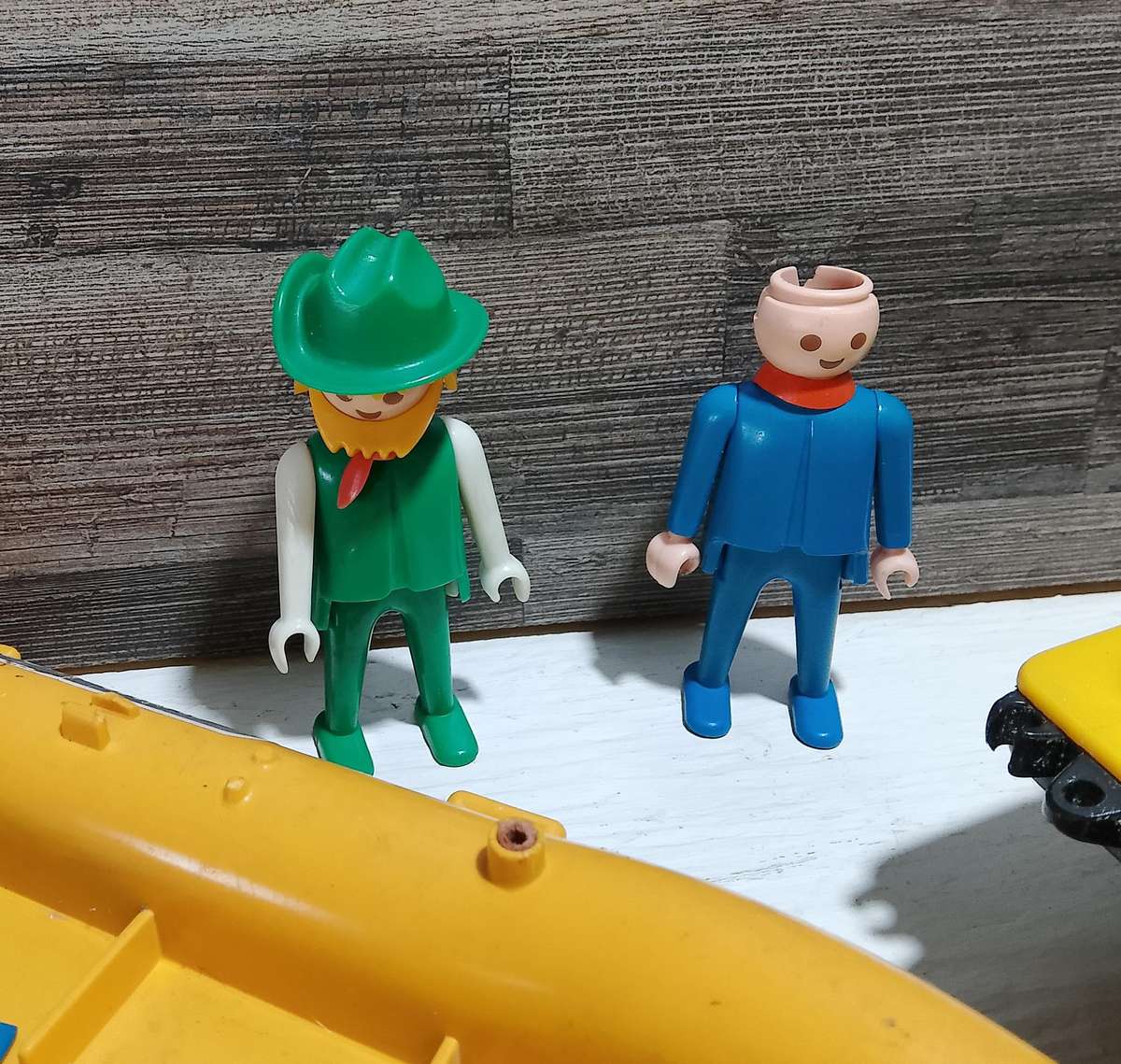 Rare 70's Playmobil Figures and Vehicle