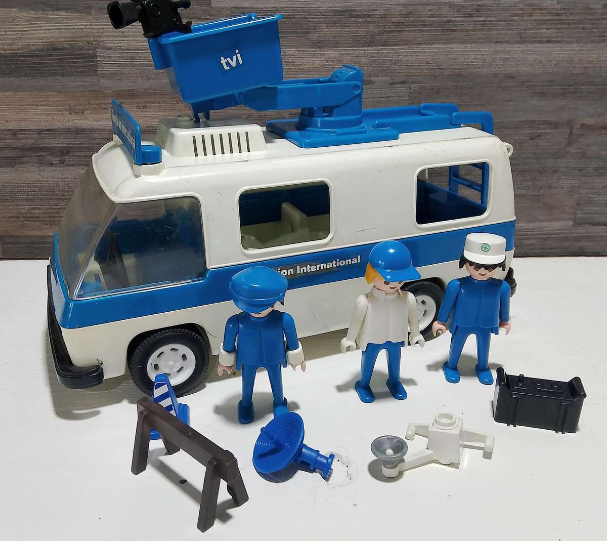 Rare 70's Playmobil Figures and Vehicle
