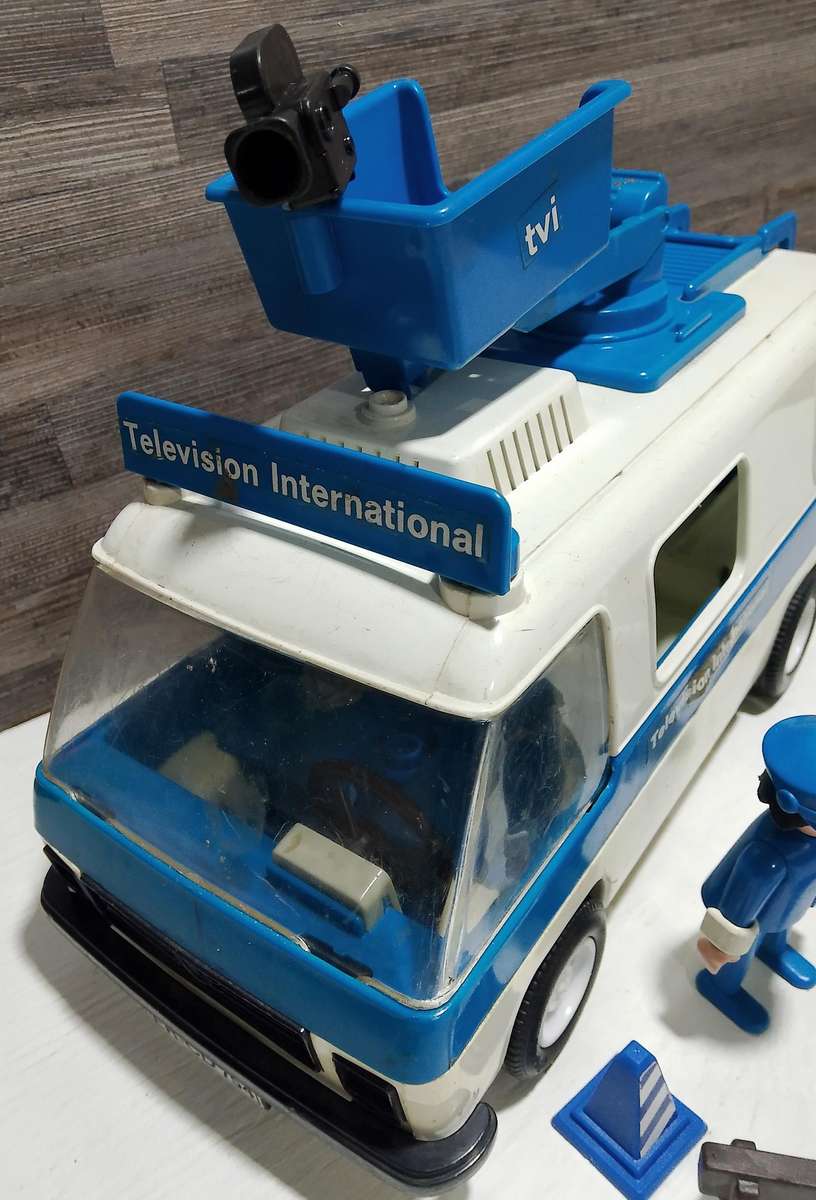 Rare 70's Playmobil Figures and Vehicle