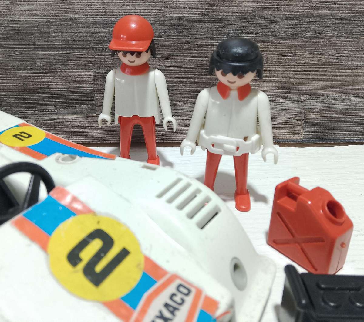 Rare 70's Playmobil Figures and Vehicle