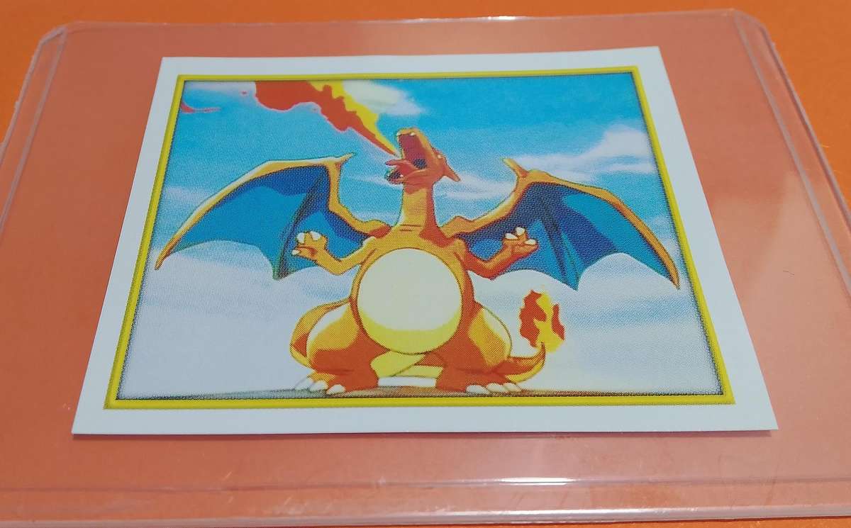 Framed Rare 2000 Topps Pokémon Charizard