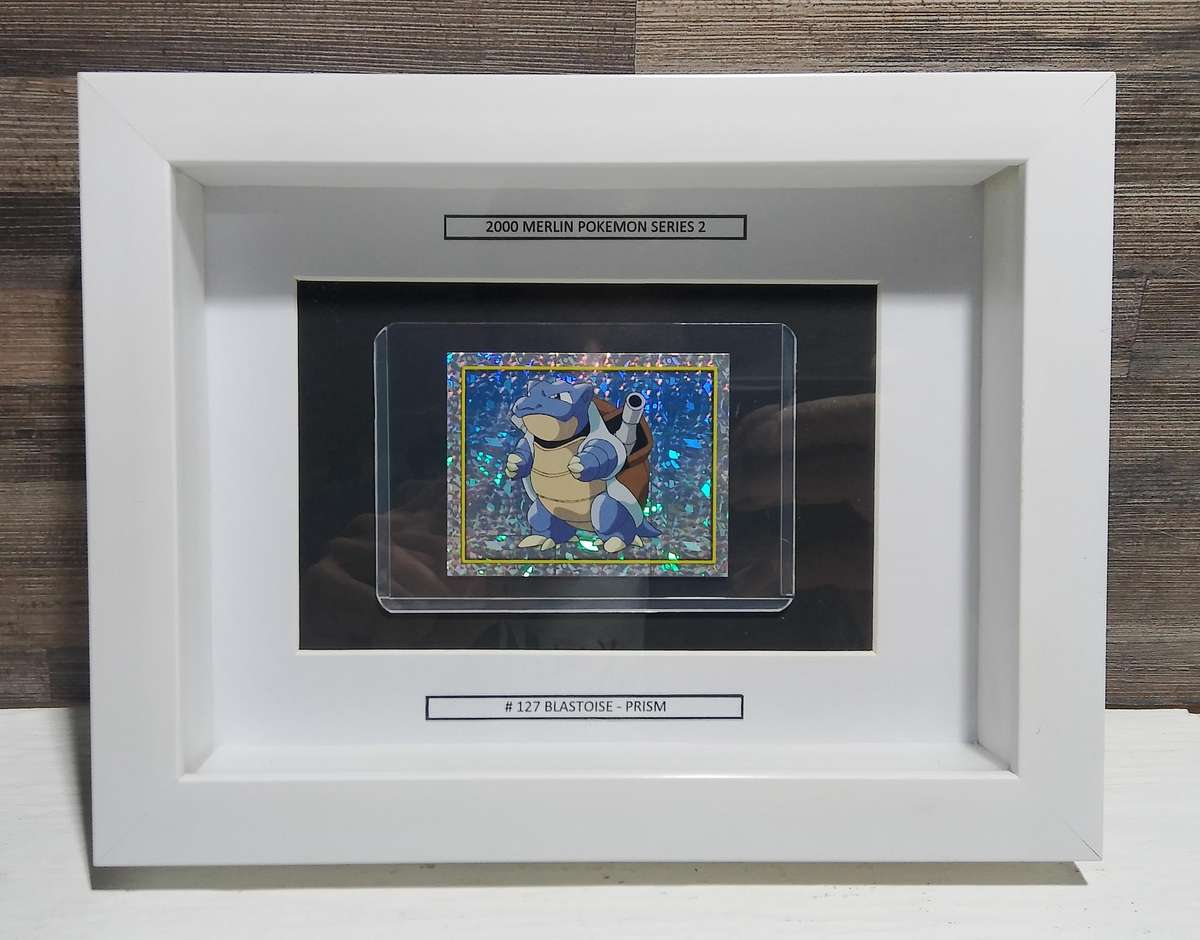 Framed Rare 2000 Topps Pokémon Blastoise