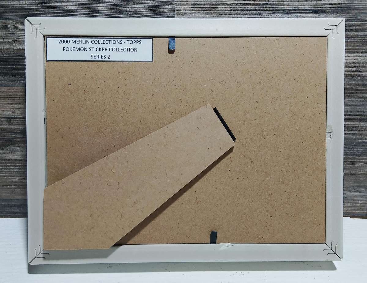 Framed Rare 2000 Topps Pokémon Blastoise