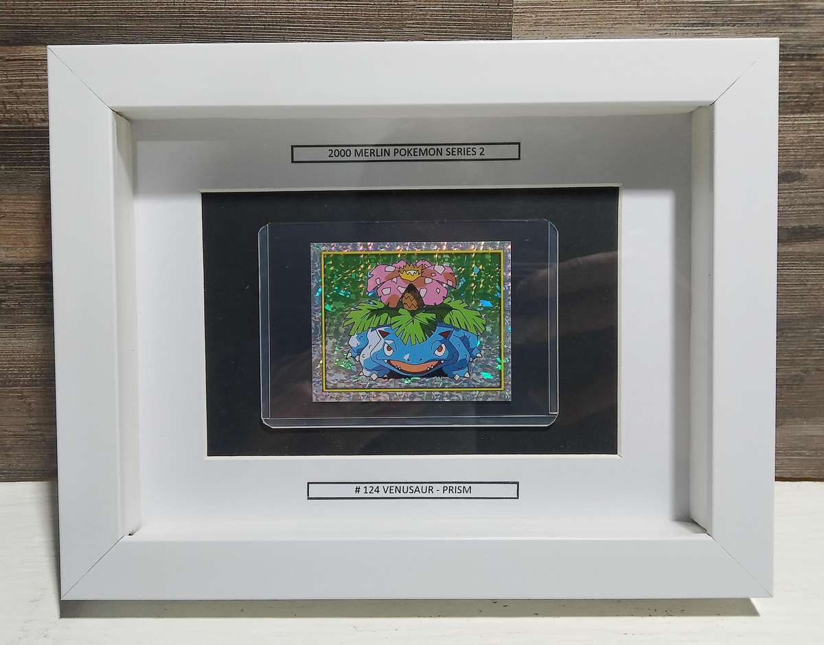 Framed Rare 2000 Topps Pokémon Venusaur