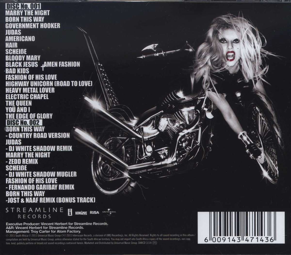 Lady Gaga - Born This Way - 2-Disc Deluxe Edition (CD)