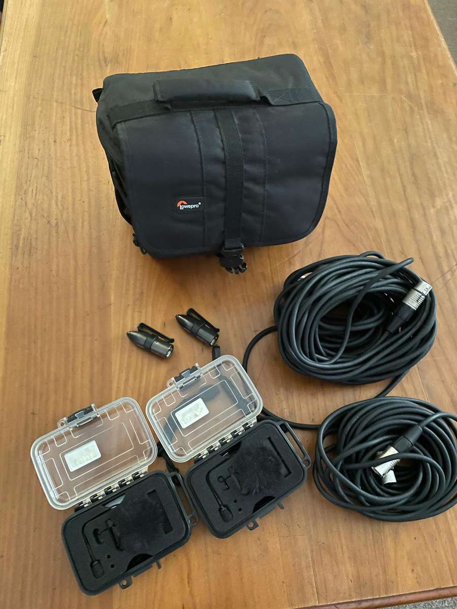 Rode Lapel mics, XLR cables and adaptors