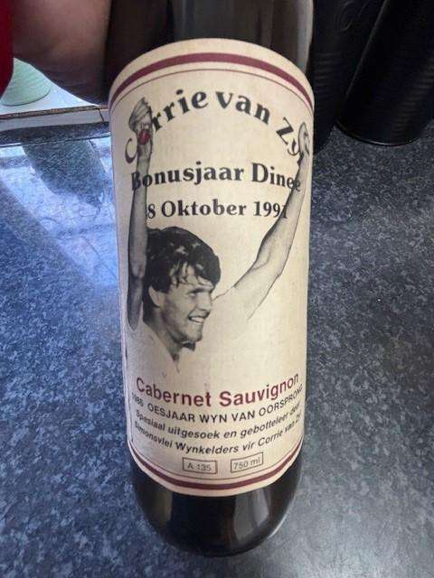 Corrie Van Zyl Bonusjaar Dinee 8 Oktober 1991