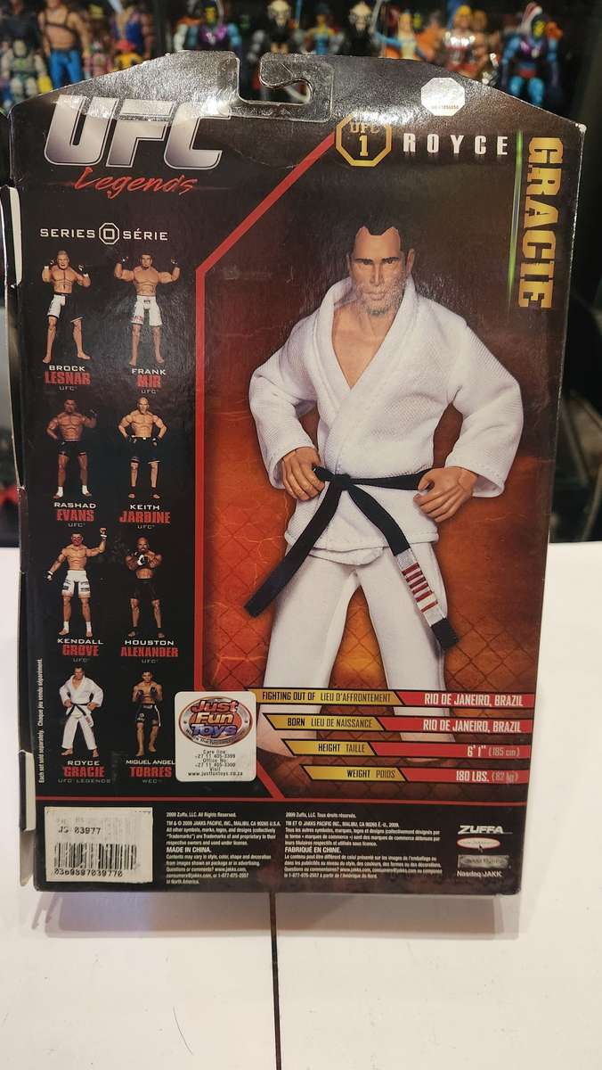 Boxed UFC Royce Gracie Action Figure Jakks Pacific