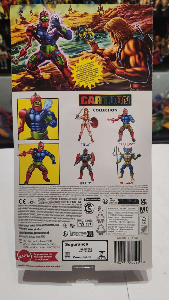 Masters Of The Universe (Motu) Origins Cartoon Collection Trap Jaw Figure Moc