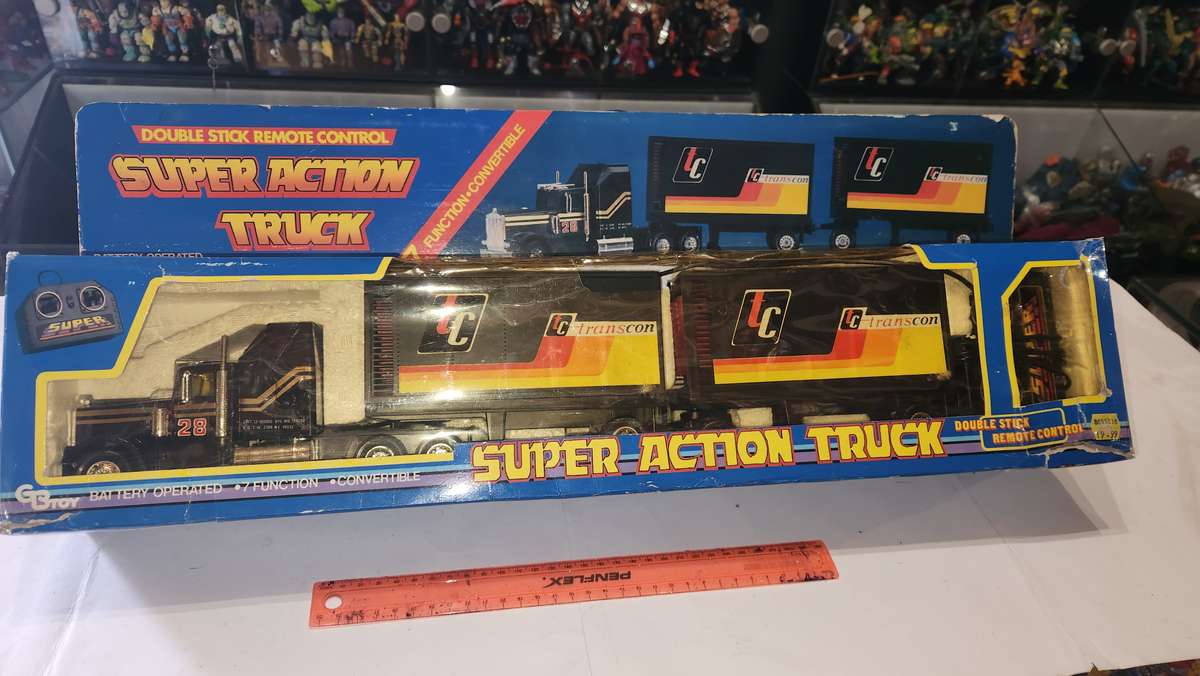 1980's Vintage Boxed Remote Control Super Action Transcon Truck