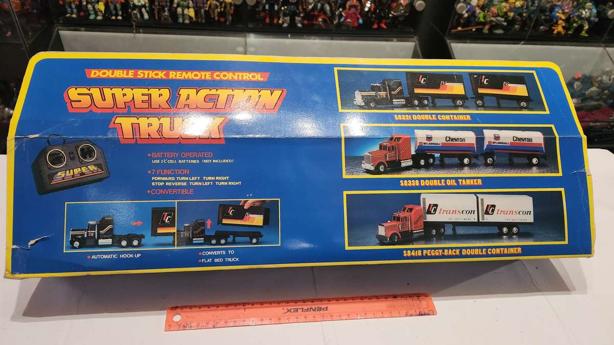 1980's Vintage Boxed Remote Control Super Action Transcon Truck