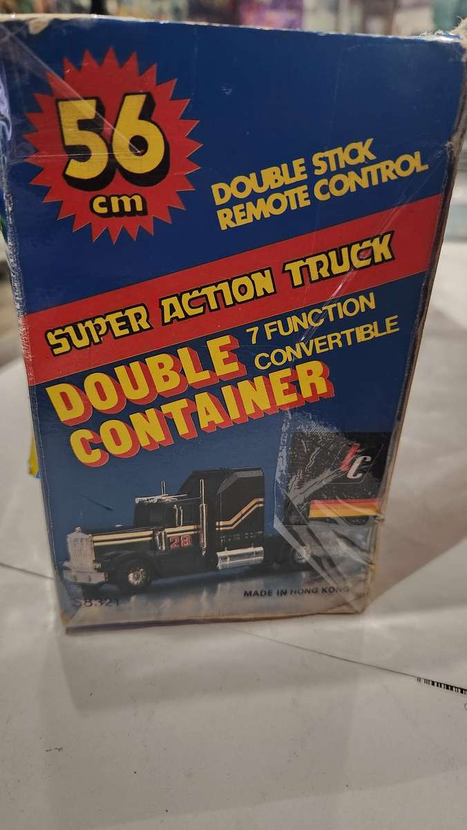 1980's Vintage Boxed Remote Control Super Action Transcon Truck