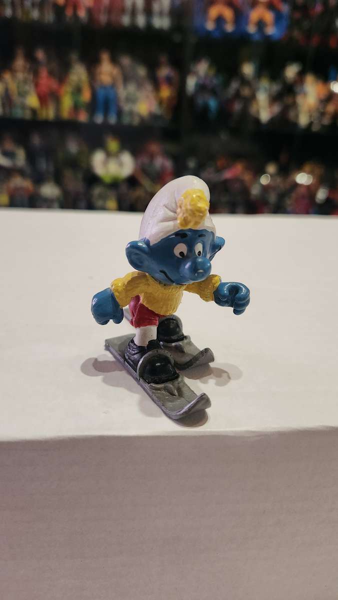1978 Vintage Peyo Skiing Smurf
