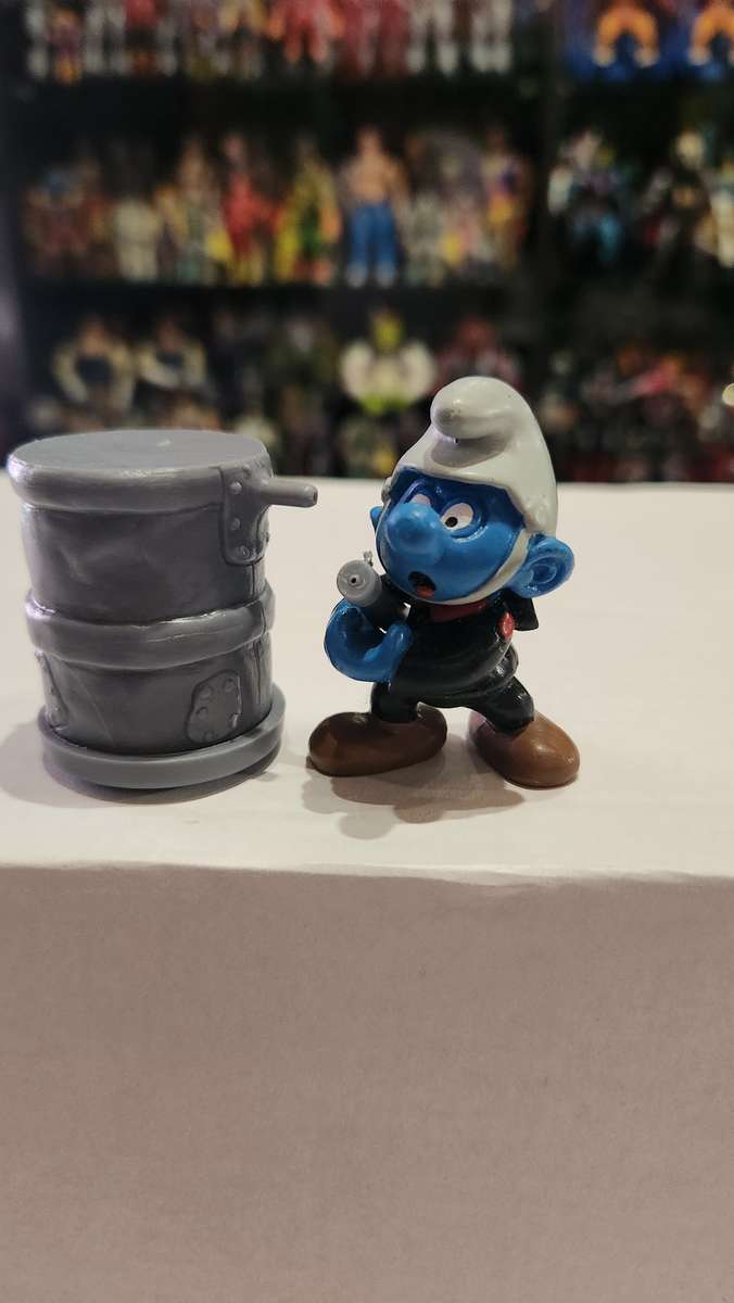 1981 Vintage Peyo Fireman Smurf