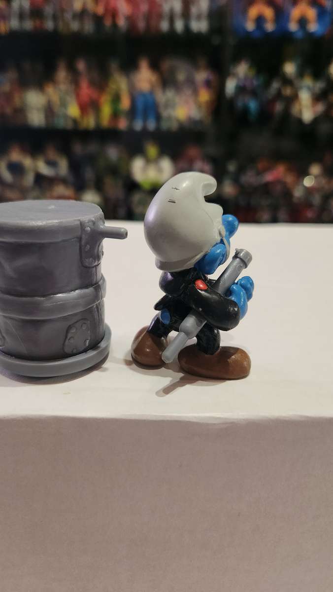 1981 Vintage Peyo Fireman Smurf