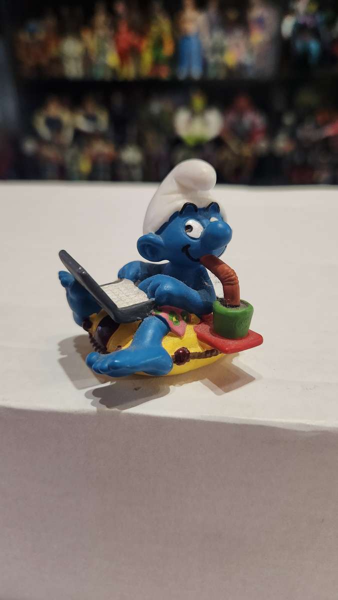 2002 Peyo Workaholic Smurf