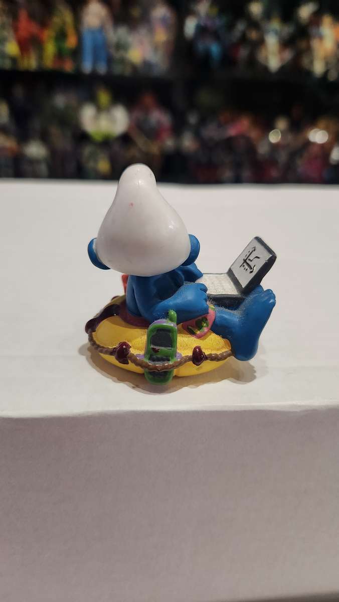 2002 Peyo Workaholic Smurf