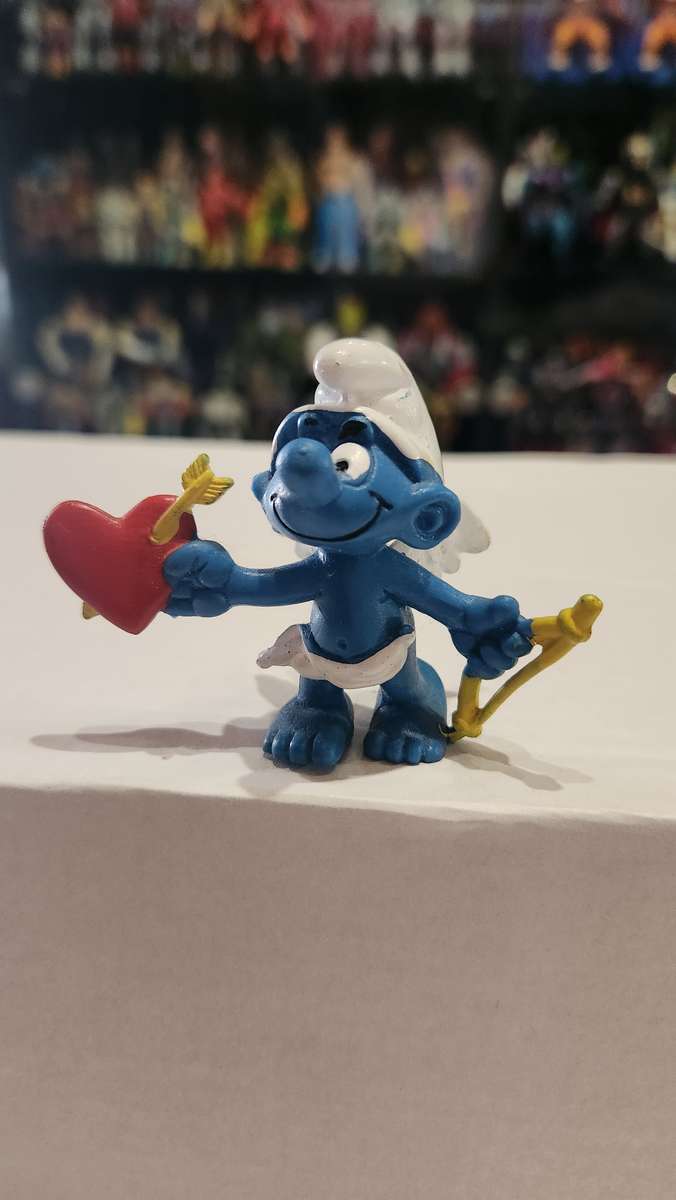 1981 Vintage Peyo Cupid Smurf