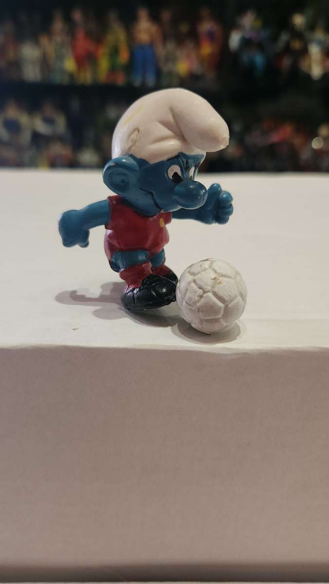 1978 Vintage Peyo Soccer Player Smurf