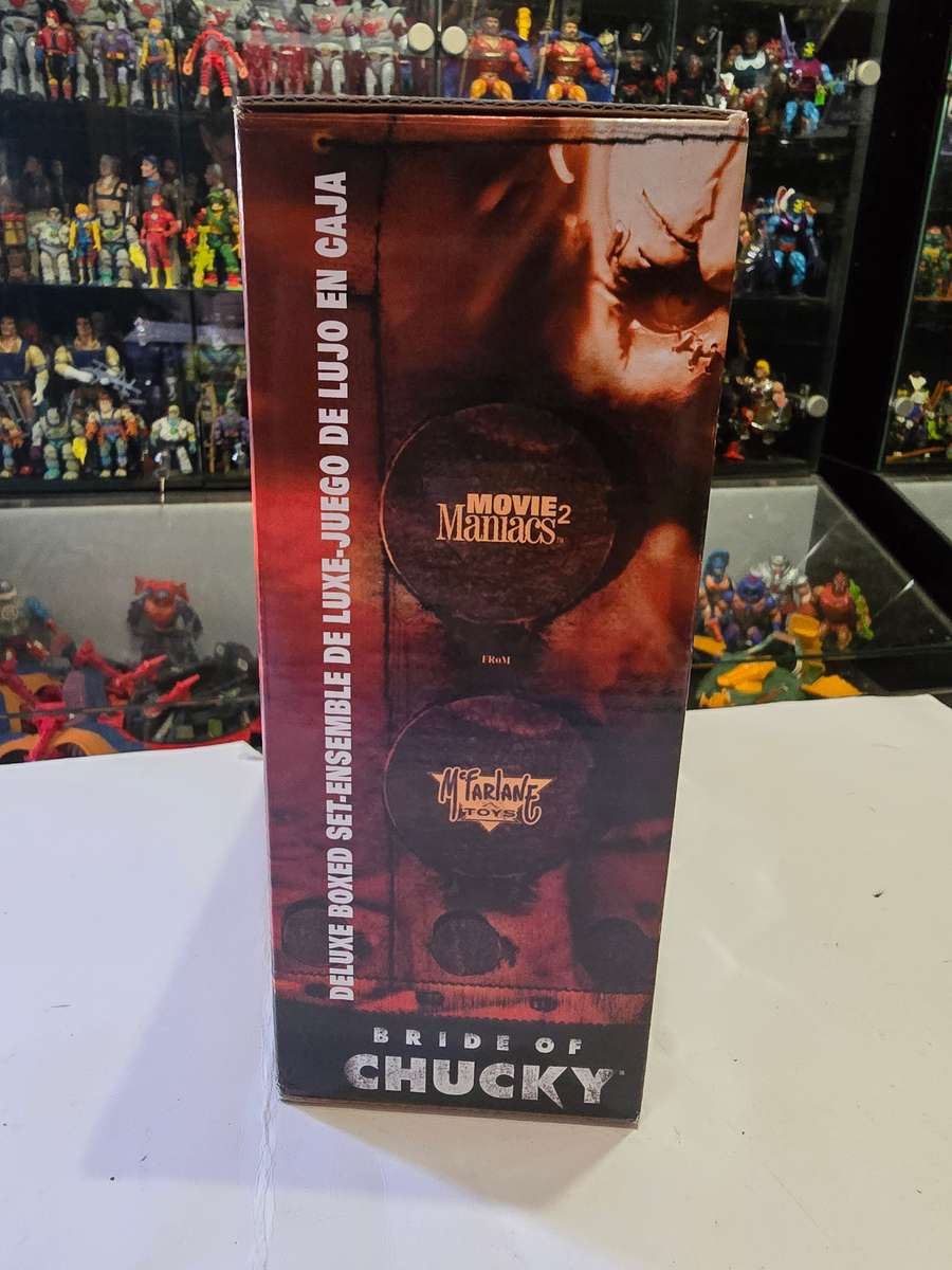 Moc 1999 Mcfarlane Bride Of Chucky Deluxe Set