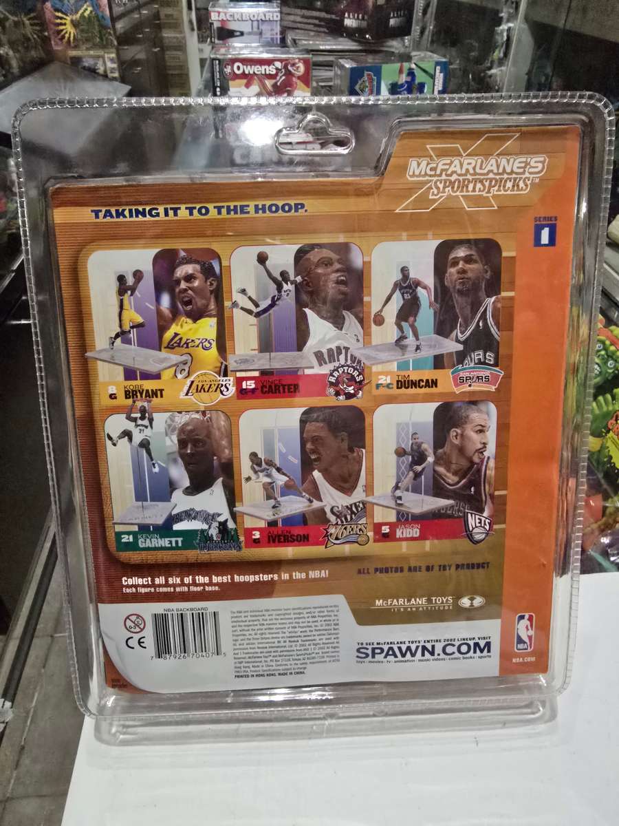 Moc 2002 Mcfarlane Nba Backboard Series 1 Collectors Club Exclusive